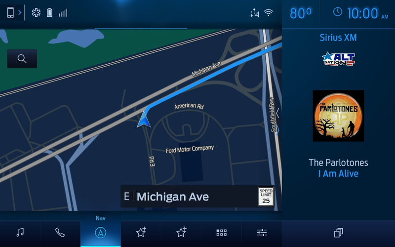Illustration for article titled Ford's New SYNC 4 Infotainment System Offers Giant 15.5-Inch Screen; Here's How It Works